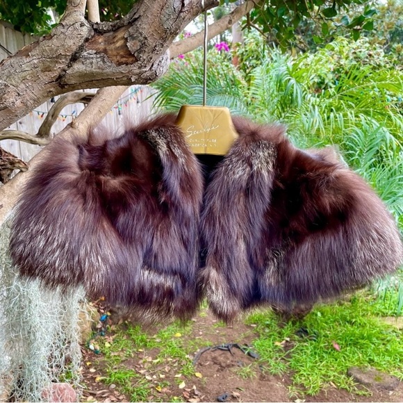 Fox Fur Wrap/Stole - Picture 1 of 5